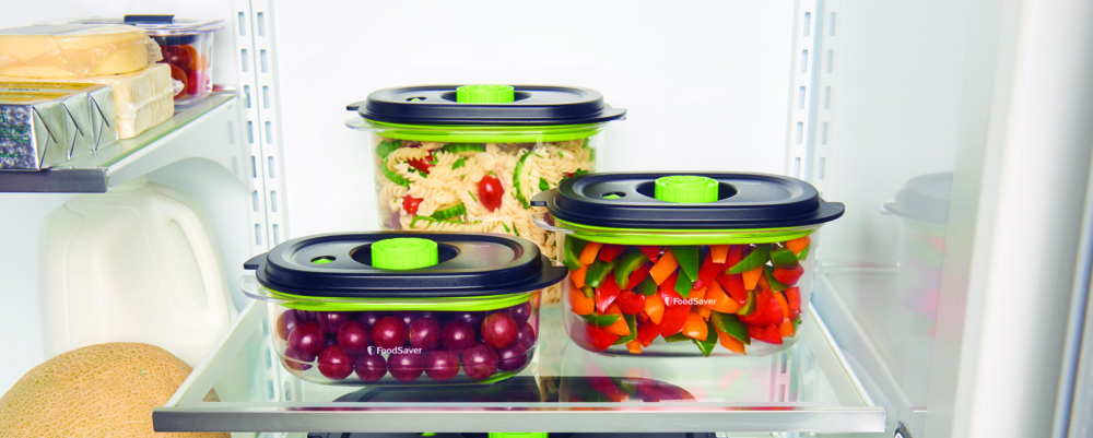 FoodSaver® Preserve & Marinate Vacuum 3 pack containers 700ml, 1.18L et  1.8L FFC026X - FoodSaver